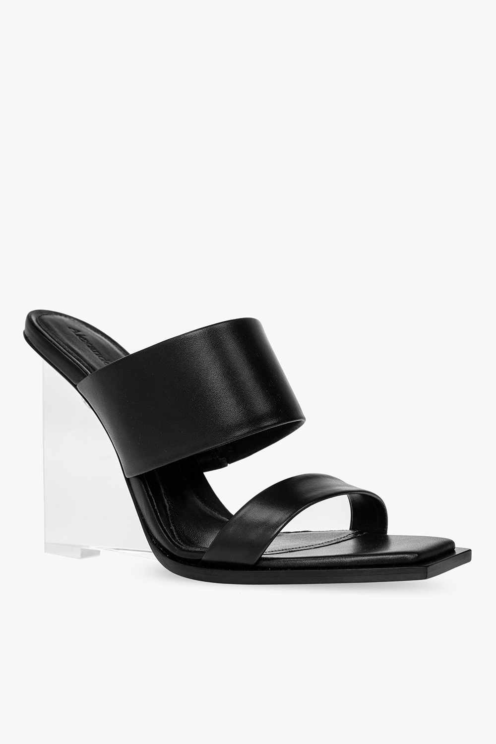 Alexander McQueen 'Shard' wedge slides